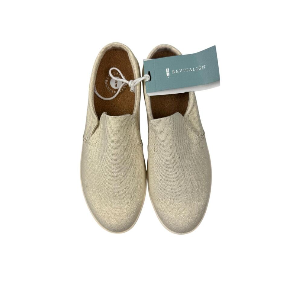 Waco Shoe Company REVITALIGN Women's Sparrow Sneaker,‎ Cream, 9.5 Wide - Picture 6 of 8